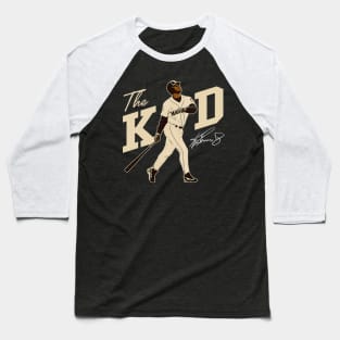 Ken Griffey Jr The Kid Basketball Legend Signature Vintage Retro 80s 90s Bootleg Rap Style Baseball T-Shirt